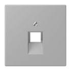 JUNG - Abdeckung für IAE/UAE-Anschlussdosen 1 x 8-polig, Serie LS, gris moyen