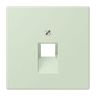 JUNG - Abdeckung für IAE/UAE-Anschlussdosen 1 x 8-polig, Serie LS, vert anglâis pale
