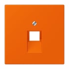 JUNG - Abdeckung für IAE/UAE-Anschlussdosen 1 x 8-polig, Serie LS, orange