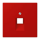 JUNG - Abdeckung für IAE/UAE-Anschlussdosen 1 x 8-polig, Serie LS, rouge vermillon 31