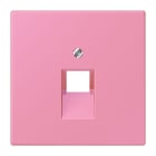 JUNG - Abdeckung für IAE/UAE-Anschlussdosen 1 x 8-polig, Serie LS, rose vif