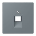 JUNG - Abdeckung für IAE/UAE-Anschlussdosen 1 x 8-polig, Serie LS, gris 59