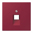 JUNG - Abdeckung für IAE/UAE-Anschlussdosen 1 x 8-polig, Serie LS, le rubis