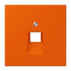 JUNG - Abdeckung für IAE/UAE-Anschlussdosen 1 x 8-polig, Serie LS, orange vif