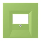 JUNG - Abdeckung für TAE-Anschlussdosen, Thermoplast lackiert, Serie LS, vert 31