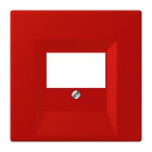 JUNG - Abdeckung für TAE-Anschlussdosen, Serie LS, rouge vermillon 31