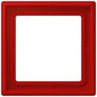 JUNG - Rahmen, 1-fach, LS 990, rouge vermillon 31