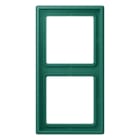 JUNG - Rahmen, 2-fach, LS 990, vert anglais