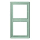 JUNG - Rahmen, 2-fach, LS 990, vert anglais clair