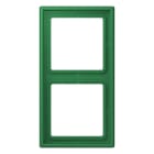 JUNG - Rahmen, 2-fach, LS 990, vert foncé