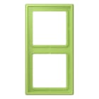 JUNG - Rahmen, 2-fach, LS 990, vert clair