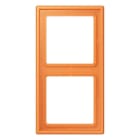 JUNG - Rahmen, 2-fach, LS 990, orange clair
