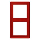 JUNG - Rahmen, 2-fach, LS 990, rouge vermillon 31