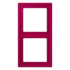 JUNG - Rahmen, 2-fach, LS 990, rouge rubia