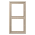 JUNG - Rahmen, 2-fach, LS 990, ombre naturelle claire