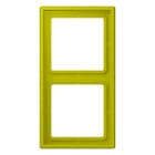 JUNG - Rahmen, 2-fach, LS 990, vert olive vif
