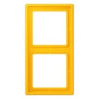JUNG - Rahmen, 2-fach, LS 990, le jaune vif