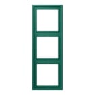 JUNG - Rahmen, 3-fach, LS 990, vert anglais