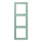 JUNG - Rahmen, 3-fach, LS 990, vert anglais clair