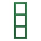 JUNG - Rahmen, 3-fach, LS 990, vert foncé