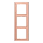 JUNG - Rahmen, 3-fach, LS 990, rose clair
