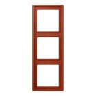 JUNG - Rahmen, 3-fach, LS 990, l'ocre rouge