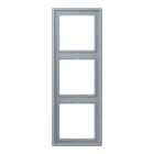 JUNG - Rahmen, 3-fach, LS 990, gris clair 59
