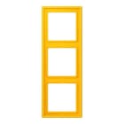 JUNG - Rahmen, 3-fach, LS 990, le jaune vif