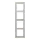 JUNG - Rahmen, 4-fach, LE CORBUSIER, gris clair 31