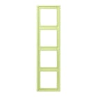 JUNG - Rahmen, 4-fach, LE CORBUSIER, vert jaune clair