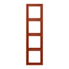 JUNG - Rahmen, 4-fach, LE CORBUSIER, l'ocre rouge