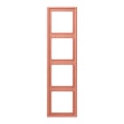JUNG - Rahmen, 4-fach, LE CORBUSIER, l'ocre rouge moyen