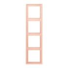 JUNG - Rahmen, 4-fach, LE CORBUSIER, l'ocre rouge clair
