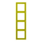 JUNG - Rahmen, 4-fach, LE CORBUSIER, vert olive vif