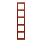 JUNG - Rahmen, 5-fach, LE CORBUSIER, l'ocre rouge