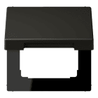 JUNG - Klappdeckel mit Rückstellfeder, Serie LS, ombre naturelle 59