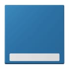 JUNG - Wippe 1fach, mit Schriftfeld, Serie LS, bleu céruléen 31