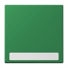 JUNG - Wippe 1fach, mit Schriftfeld, Serie LS, vert foncé