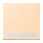 JUNG - Wippe 1fach, mit Schriftfeld, Serie LS, ocre