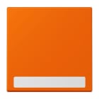 JUNG - Wippe 1fach, mit Schriftfeld, Serie LS, orange