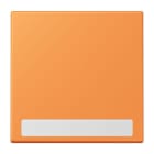 JUNG - Wippe 1fach, mit Schriftfeld, Serie LS, orange clair