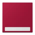 JUNG - Wippe 1fach, mit Schriftfeld, Serie LS, rouge carmin