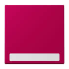 JUNG - Wippe 1fach, mit Schriftfeld, Serie LS, rouge rubia