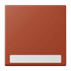 JUNG - Wippe 1fach, mit Schriftfeld, Serie LS, l'ocre rouge