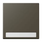 JUNG - Wippe 1fach, mit Schriftfeld, Serie LS, ombre naturelle 31
