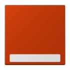 JUNG - Wippe 1fach, mit Schriftfeld, Serie LS, rouge vermillon 59