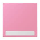 JUNG - Wippe 1fach, mit Schriftfeld, Serie LS, rose vif