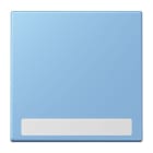JUNG - Wippe 1fach, mit Schriftfeld, Serie LS, bleu céruléen 59