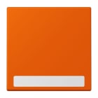 JUNG - Wippe 1fach, mit Schriftfeld, Serie LS, orange vif