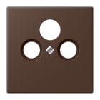 JUNG - Abdeckung für Universal-Sat/BK-Dosen, Serie LS, terre d'ombre brûlée 31